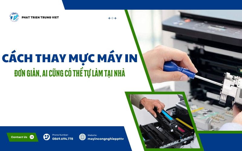 Cách Thay Mực Máy In Đơn Giản, Ai Cũng Có Thể Tự Làm Tại Nhà